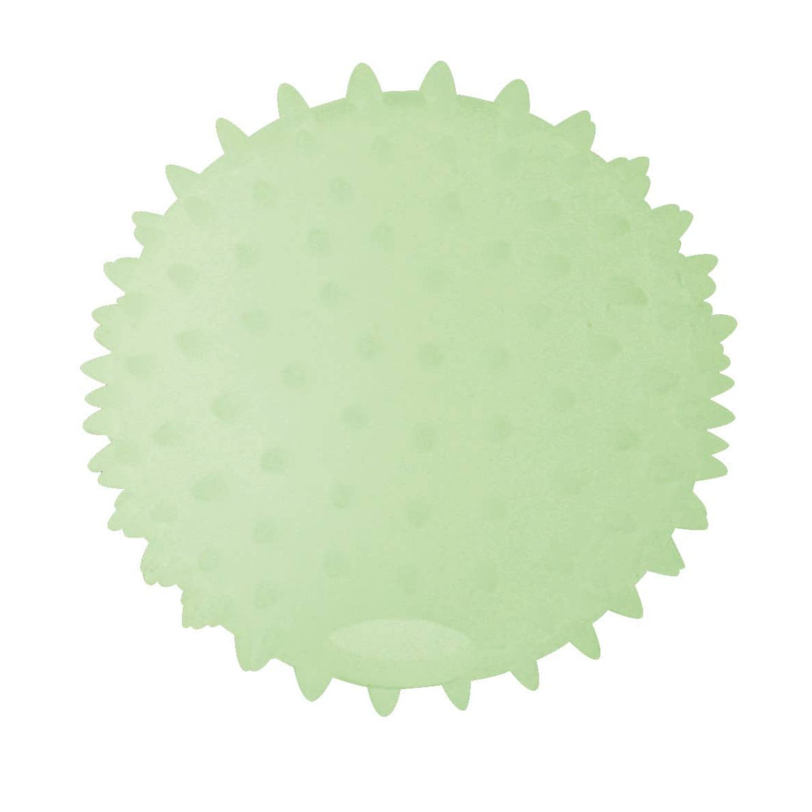 View of the Fluorescent Spike Ball featuring vibrant color and spiked texture.