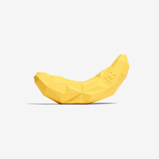 Front view of the Fruitz Toy Super Banana showcasing its bright color and playful design.